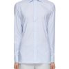 Men LUIGI BORRELLI NAPOLI Shirts | Spread Collar Cotton Shirt