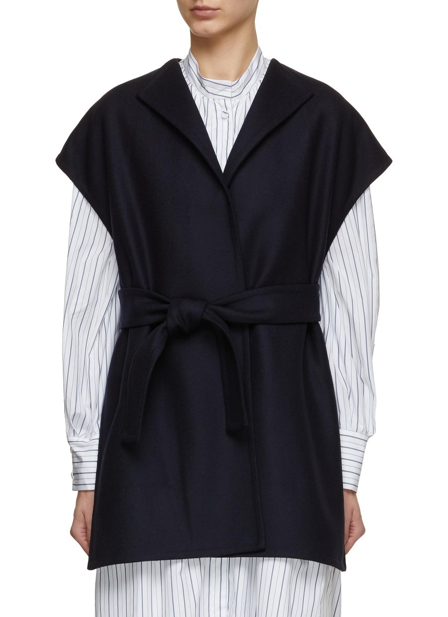 Women CALCATERRA Coats | Belted Wool Gilet