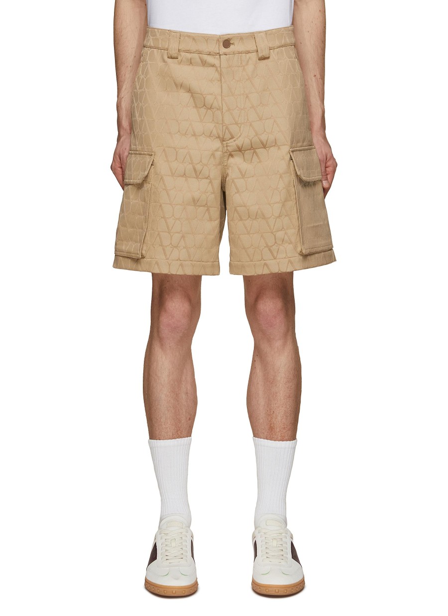 Men VALENTINO Pants | Toile Iconographic Cargo Shorts