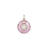 Women STORROW JEWELRY Fine Jewellery | Emily 14K Gold Diamond Pink Tourmaline Charm