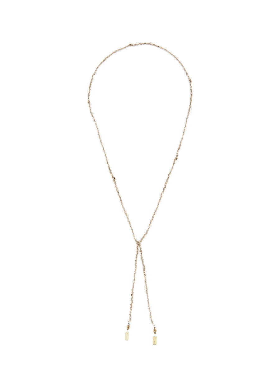 Women MARIE LAURE CHAMOREL Fashion Jewellery | N° 182 Sterling Silver Silk Yarn Necklace