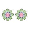 Women LANE CRAWFORD VINTAGE ACCESSORIES Vintage Accessories | Diamante Clip On Flower Earrings