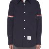 Men THOM BROWNE Shirts | Tricolour Armband Shirt Jacket