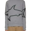 Men PAUL & SHARK Pullovers & Hoodies | Maxi Shark Embroidery Crewneck Sweatshirt