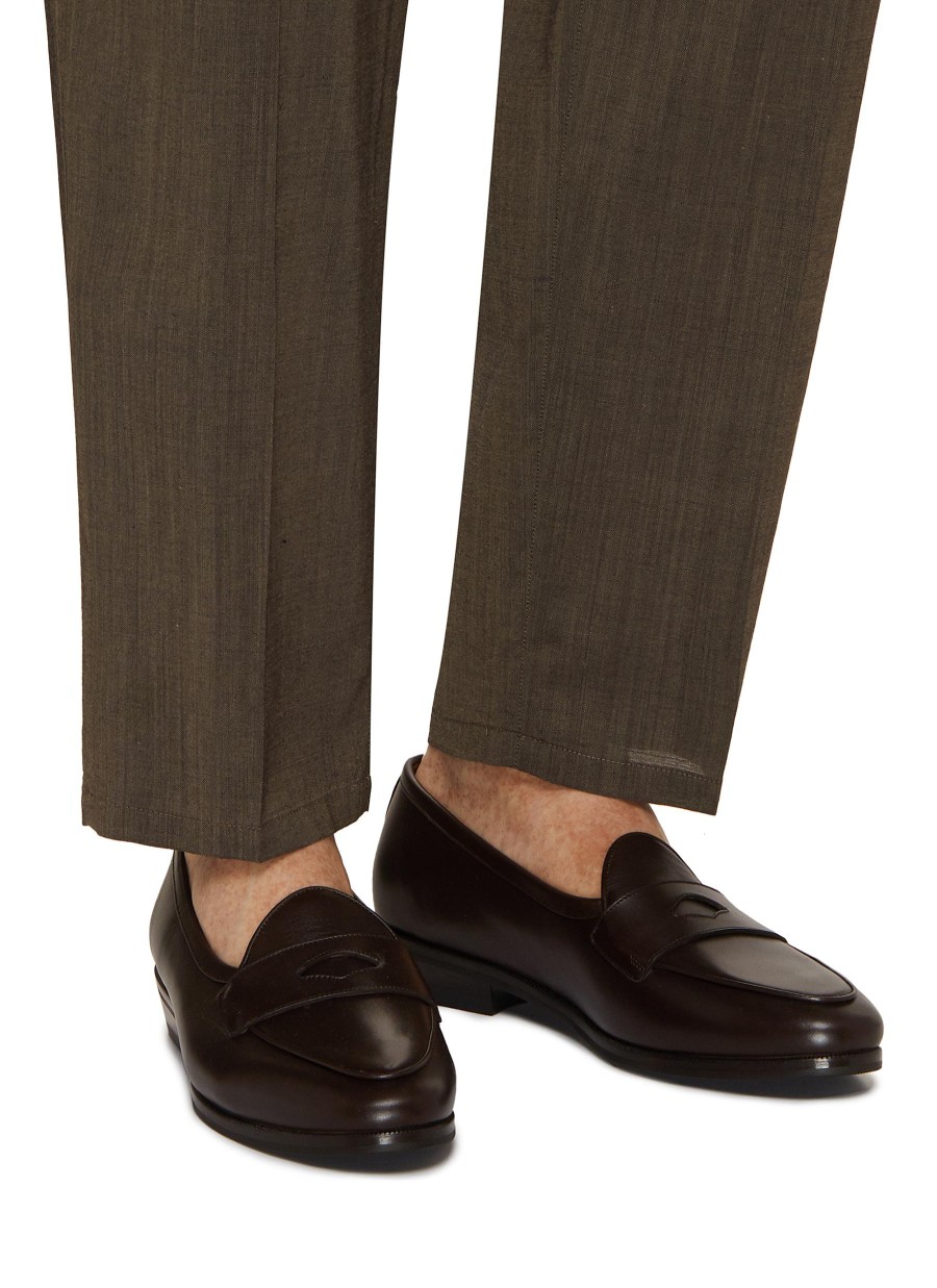 Men BAUDOIN & LANGE Flats | Sagan Ginkgo Ivy Loafers