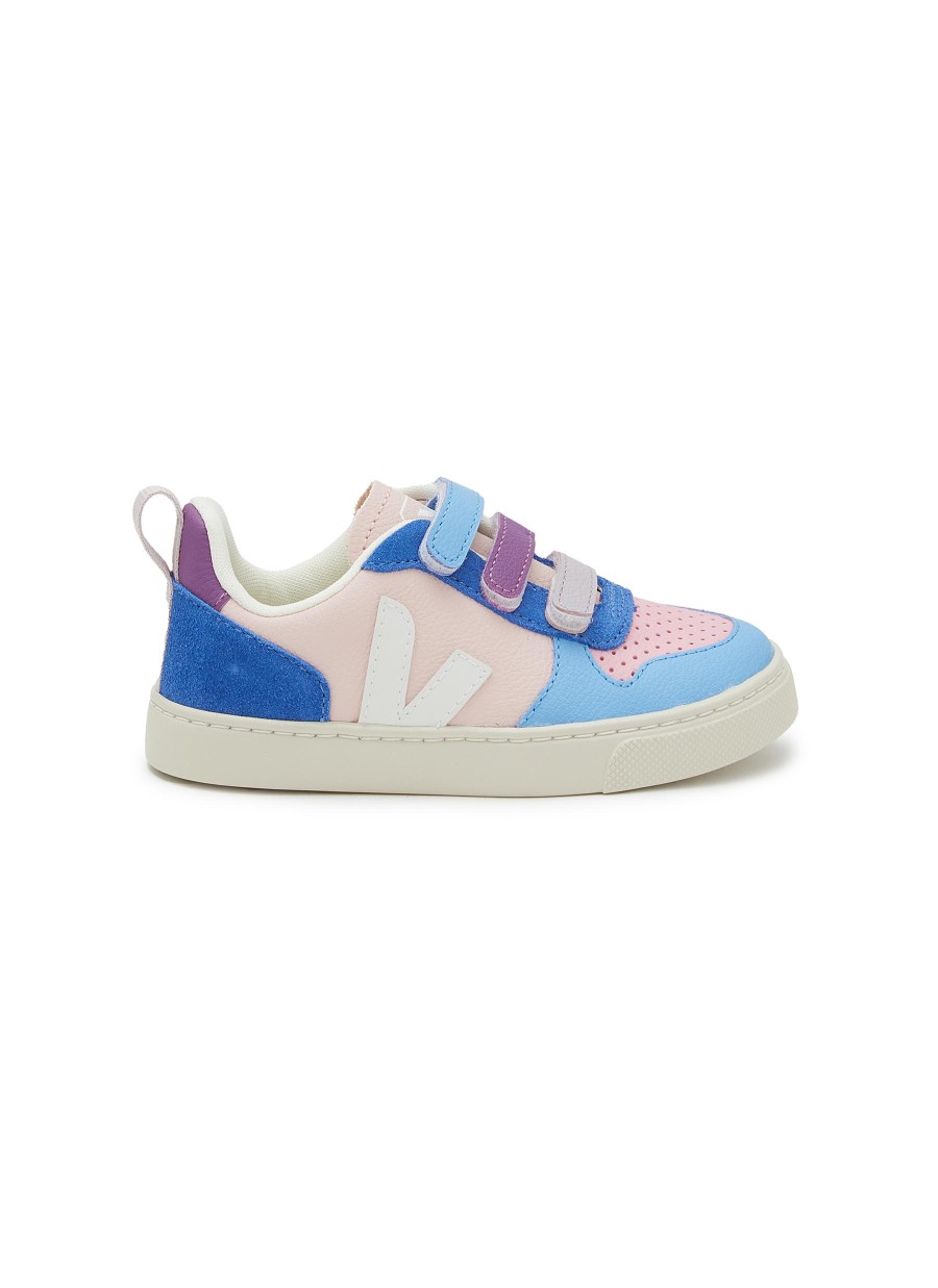 Women VEJA Shoes | Esplar Velcro Leather Kids Sneakers