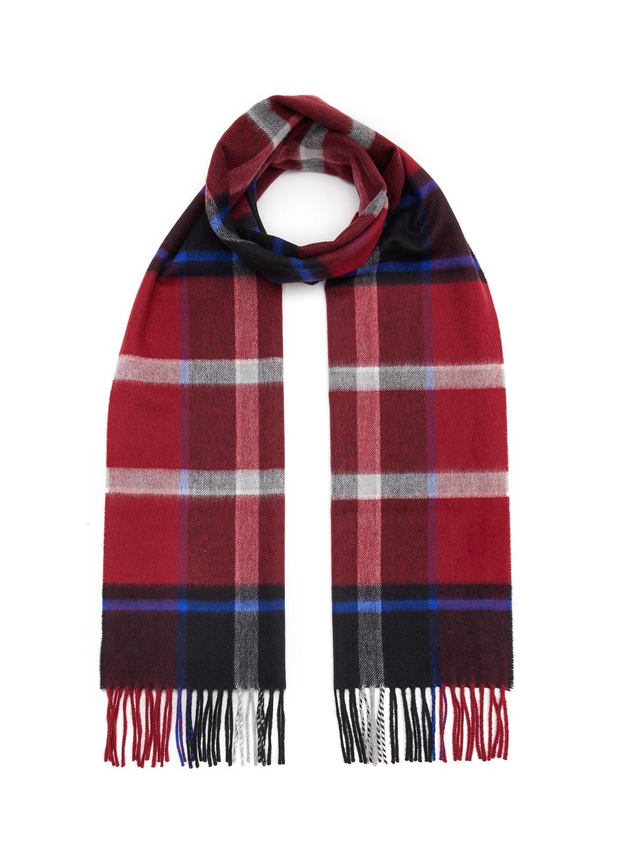 Men JOHNSTONS OF ELGIN Scarves | Sport Chequered Wool Scarf