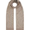 Women JANAVI Scarves & Wraps | Solar Embroidered Merino Wool Scarf