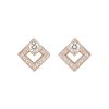 Women KORLOFF Fine Jewellery | Eclat 18K Rose Gold Diamond Stud Earrings