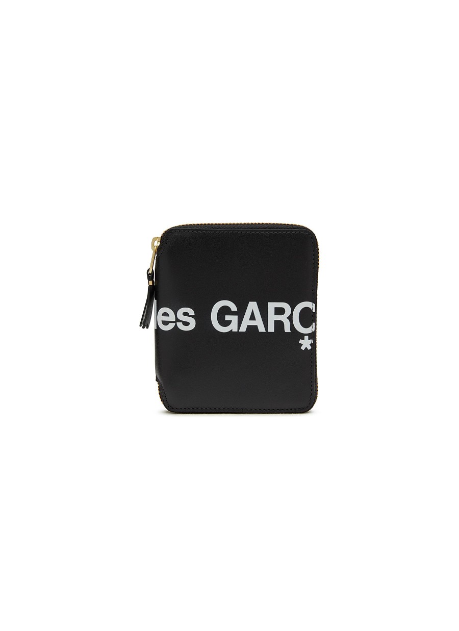 Men COMME DES GARÇONS Small Leather Goods | Logo Zipped Wallet