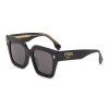 Women FENDI Eyewear | Fendi Roma Acetate Square Frame Sunglasses