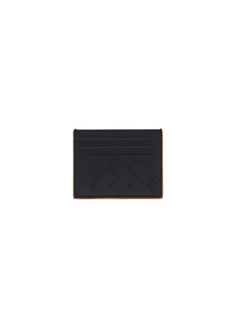 Men BOTTEGA VENETA Small Leather Goods | Intrecciato Leather Credit Card Case