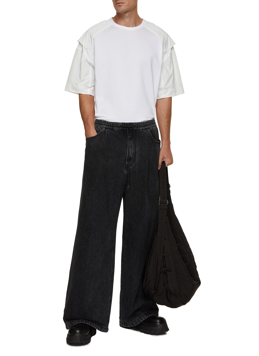 Men JUUN.J Pants | Drawstring Washed Jeans