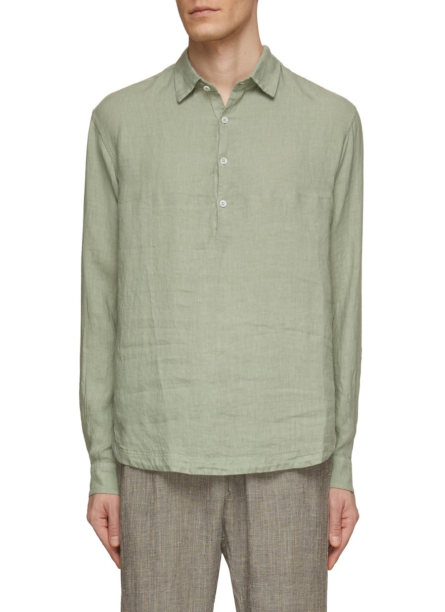 Men BARENA Shirts | Pavan Telino Linen Shirt