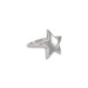 Women NUMBERING Fashion Jewellery | Rhodium Plated Sterling Silver Star Signet Ring