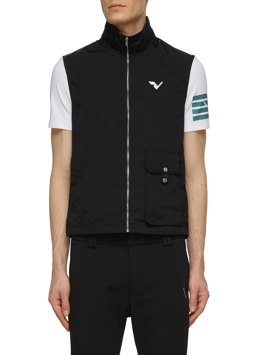 Men SOUTHCAPE Jackets | Logo Print Zip Up Vest