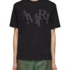 Men AMIRI T-Shirts | Staggered Logo T-Shirt