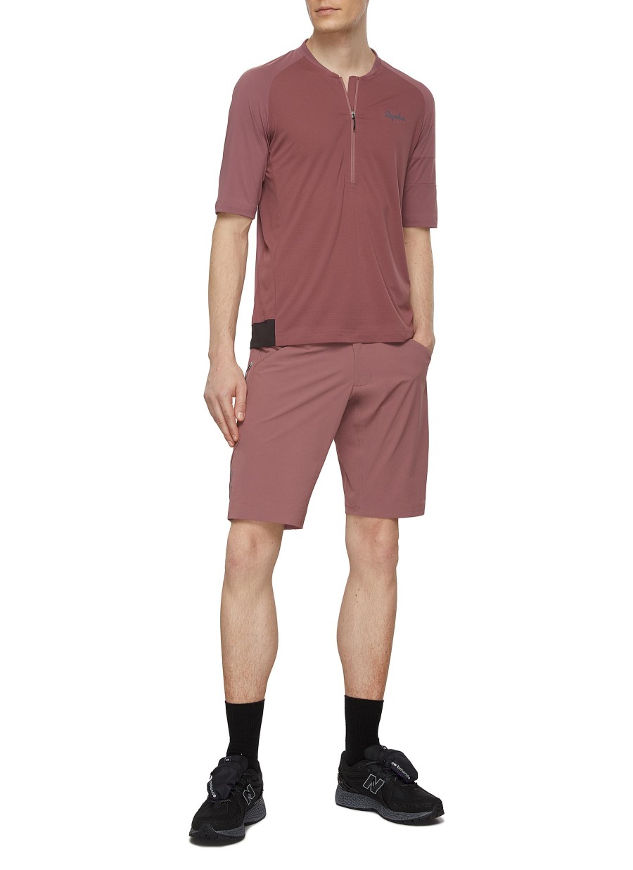 Men RAPHA T-Shirts | Explore Zip Neck T-Shirt