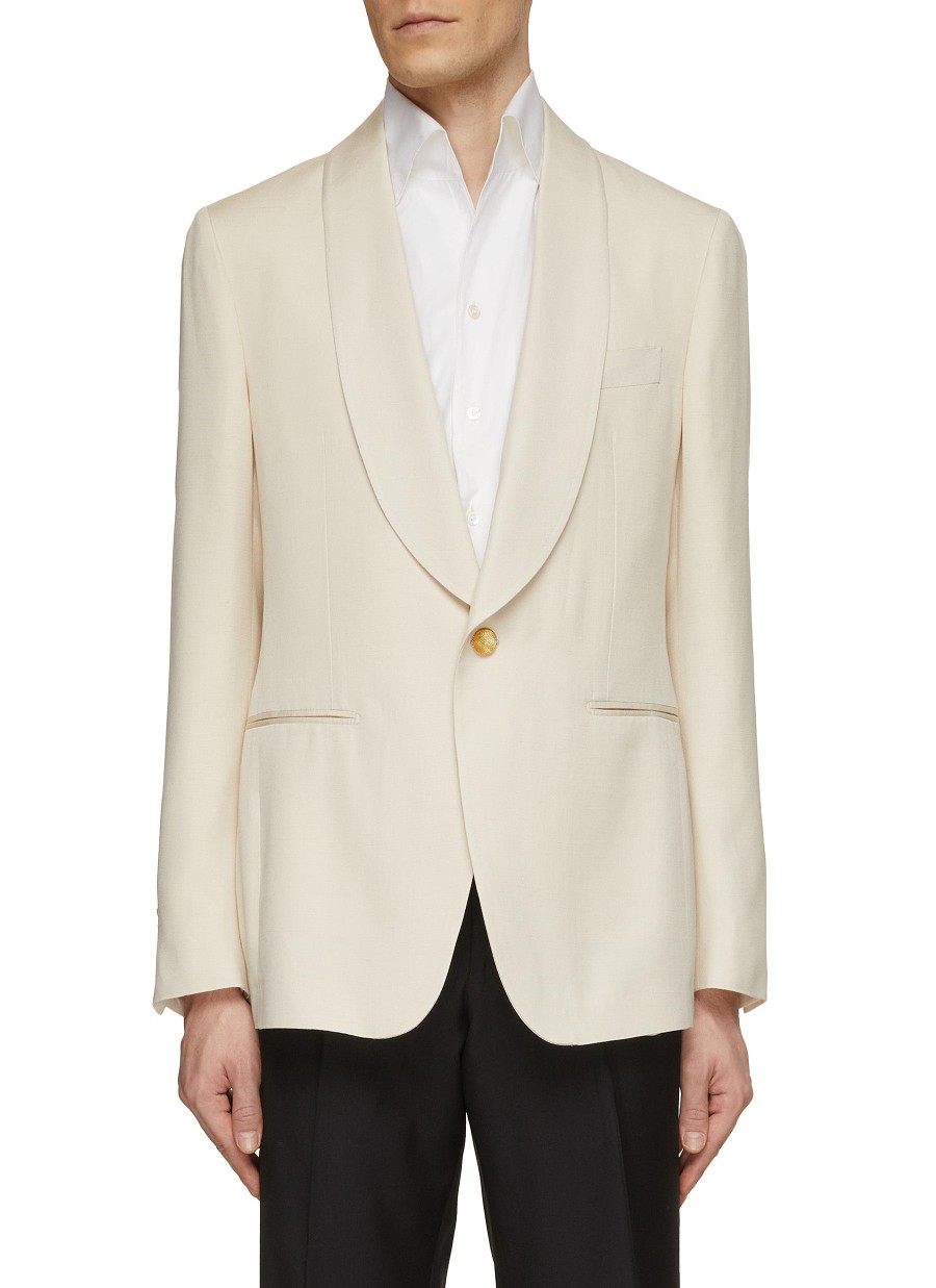 Men LARDINI Suits | Shawl Lapel Single Breasted Blazer