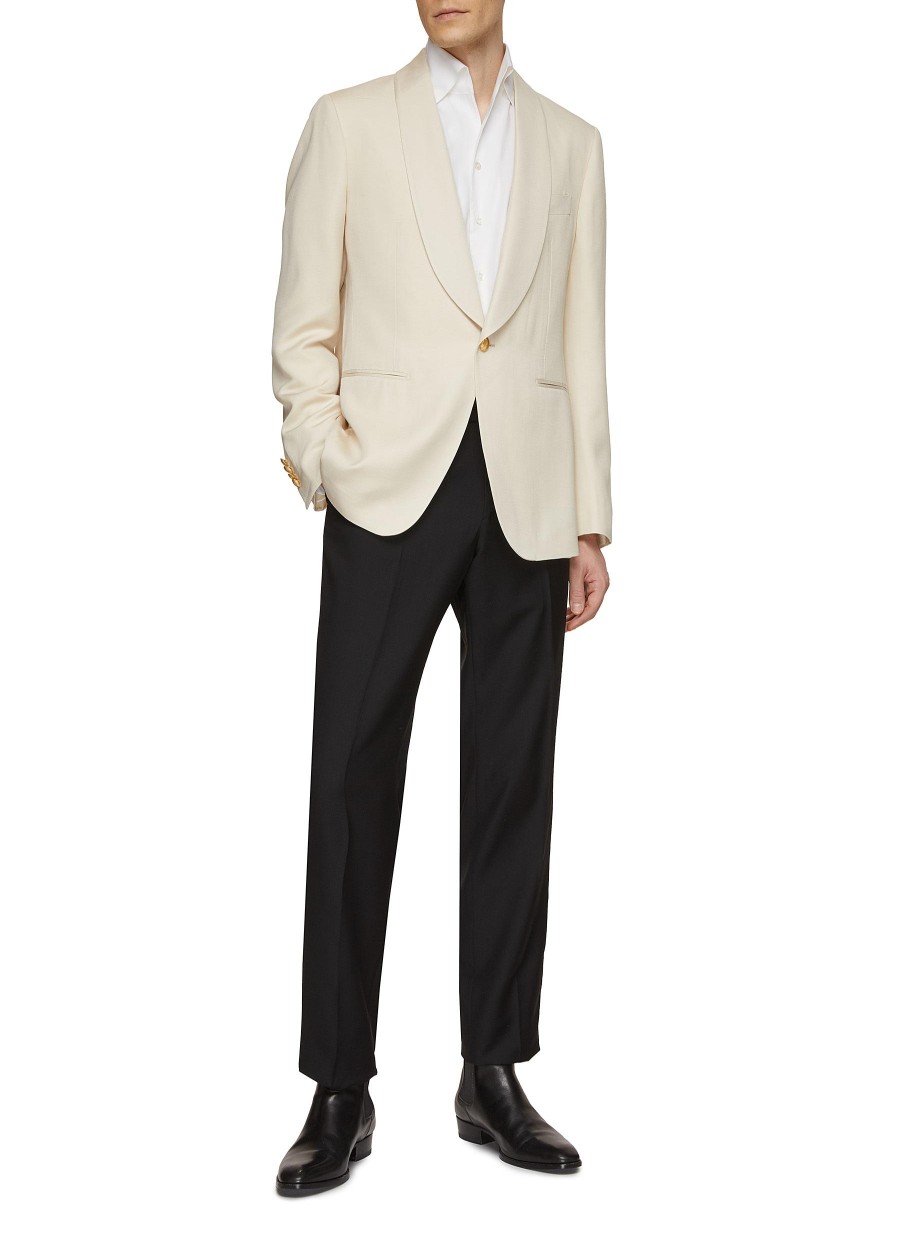 Men LARDINI Suits | Shawl Lapel Single Breasted Blazer