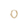 Women MÉTIER BY TOMFOOLERY Fashion Jewellery | 9K Gold Diamond Clicker Single Hoop Earring