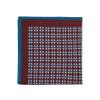 Men STEFANOBIGI MILANO Pocket Squares | Geometric Printed Contrast Edge Pocket Square