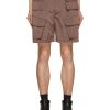 Men SOLID HOMME Pants | Flap Pocket Cargo Shorts