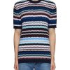 Men MISSONI T-Shirts | Boucle Yarn Chevron Crewneck T-Shirt