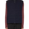 Men FABIO GAVAZZI Jackets | Stand Collar Mink And Cashmere Reversible Vest