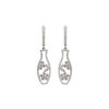 Women LC COLLECTION JEWELLERY Fine Jewellery | 18K White Gold Diamond Drop Dangle Earrings