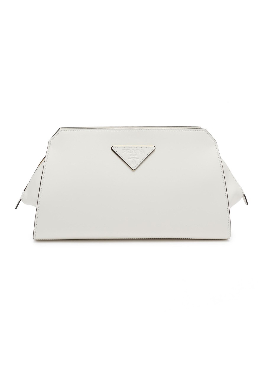 Women PRADA Clutch Bags | City Calf Runway Clutch