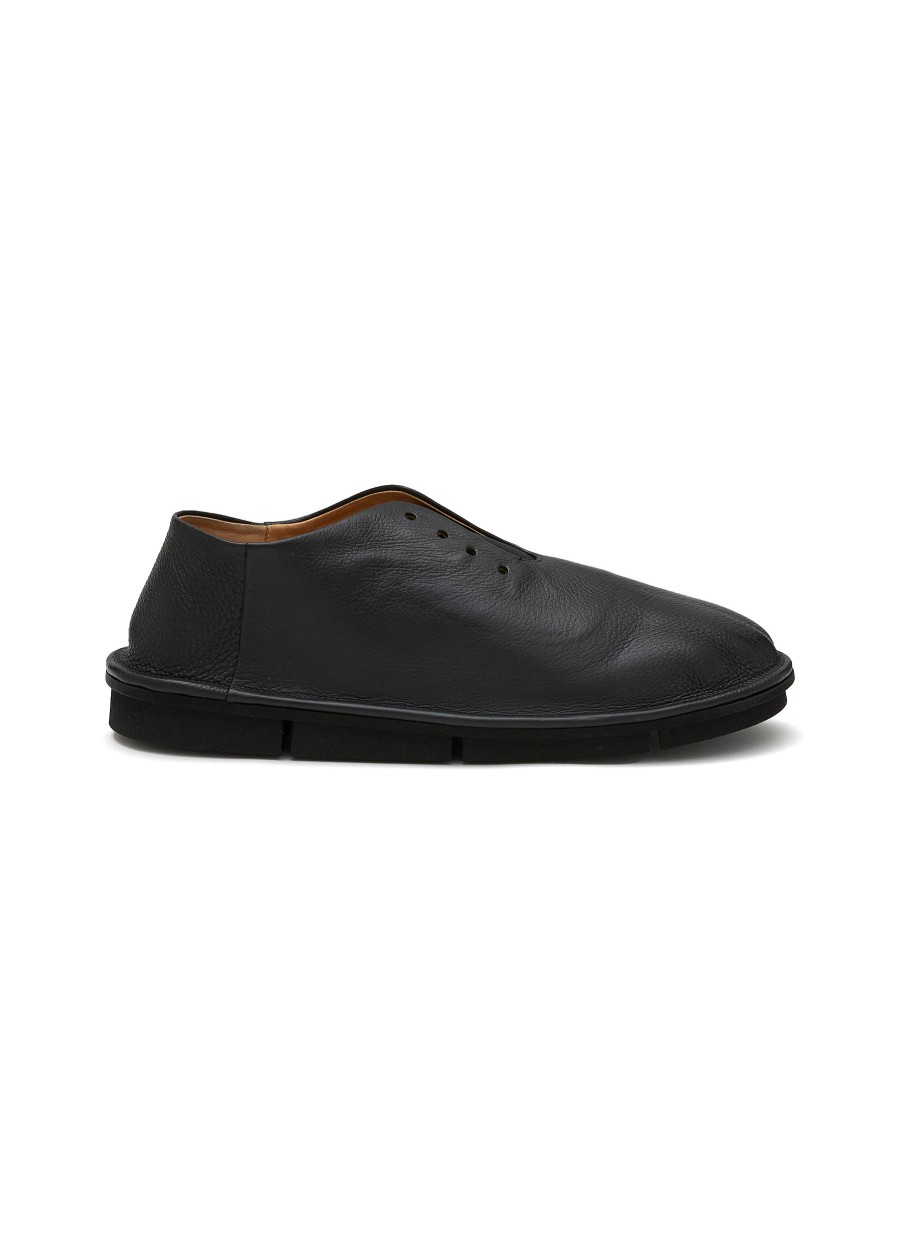 Men MARSÈLL Formal Shoes | Isoletta Leather Unlaced Derby Shoes