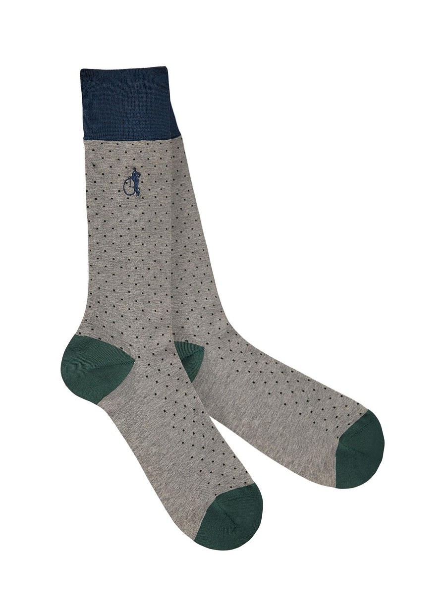 Men LONDON SOCK COMPANY Socks | Spot Of Style Mid-Calf Socks