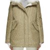 Women YVES SALOMON Jackets | Fur Trim Hooded Monogram Ski Parka