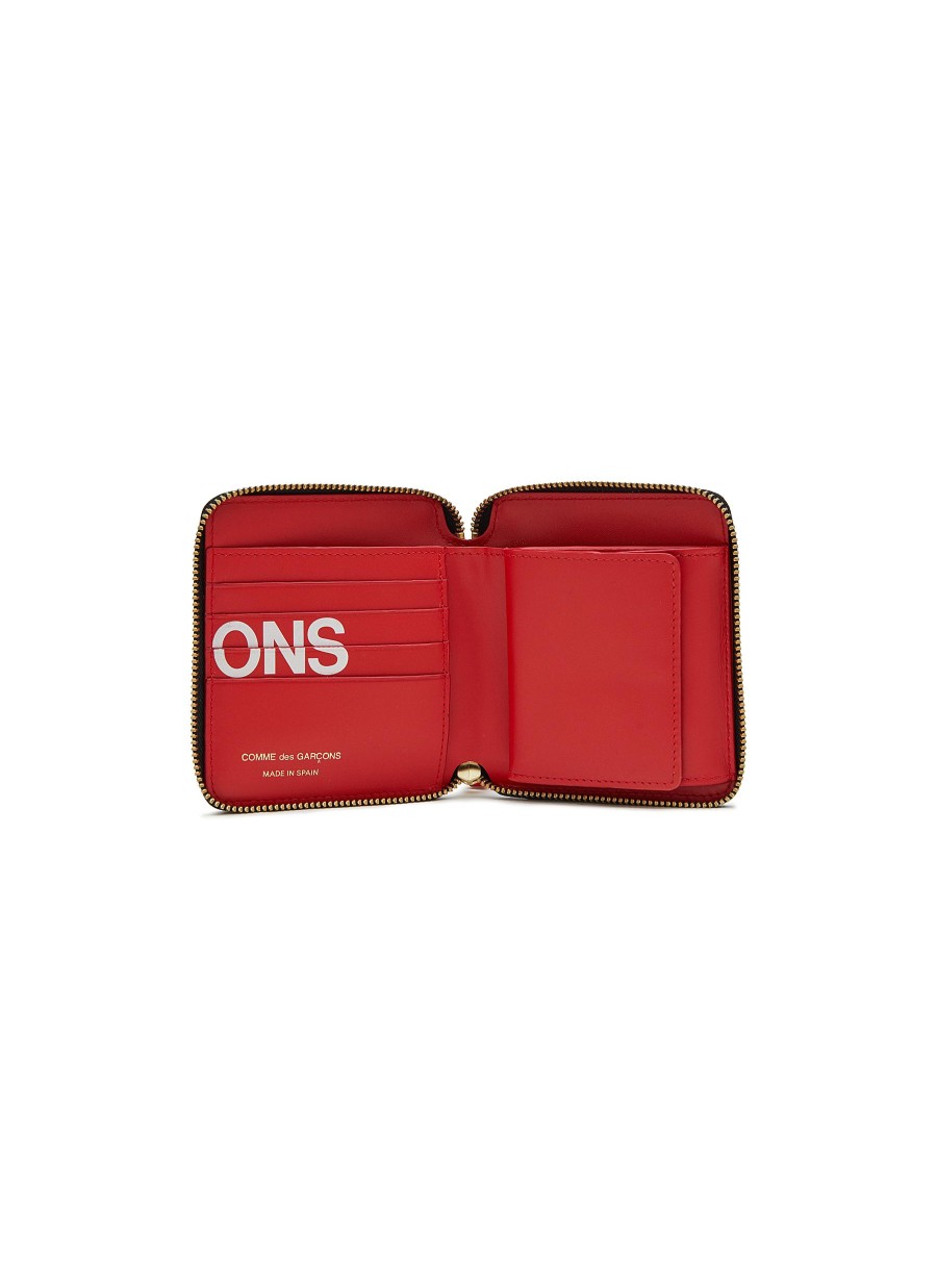 Men COMME DES GARÇONS Small Leather Goods | Logo Zipped Wallet