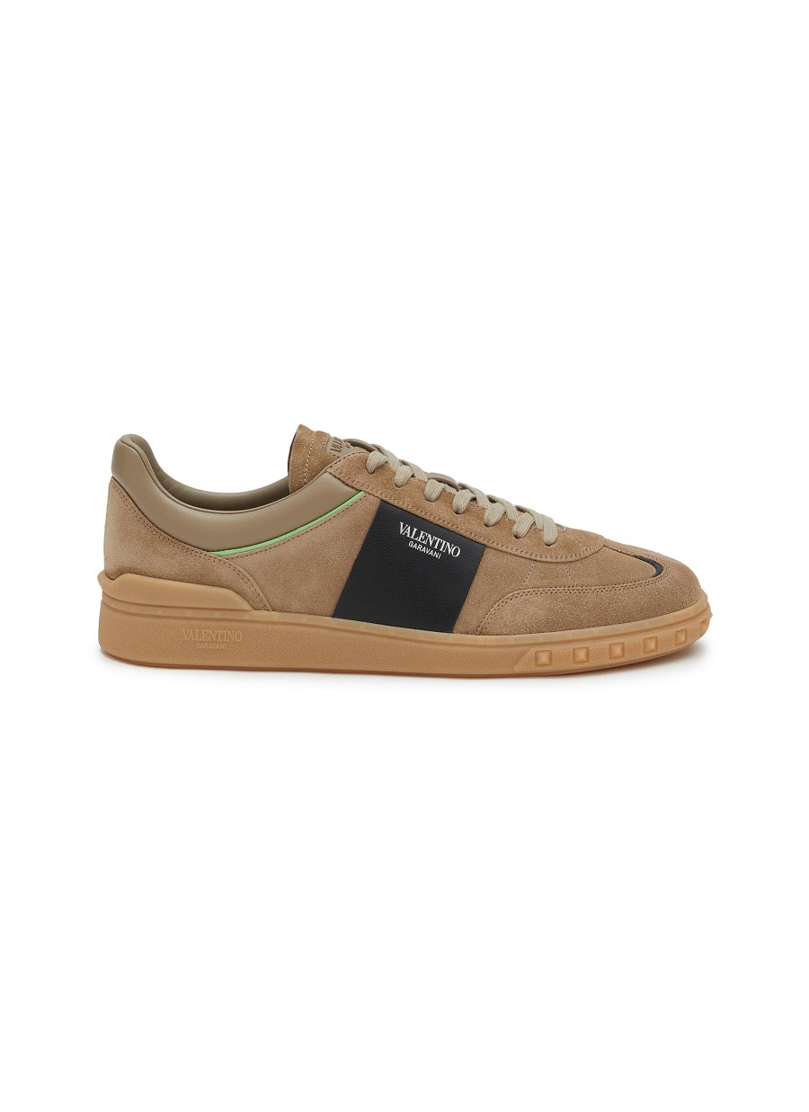 Men VALENTINO Sneakers | Highline Leather Low Top Sneakers