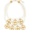 Women LANE CRAWFORD VINTAGE ACCESSORIES Vintage Accessories | Hobe Gold Tone Faux Pearls Gold Tone Necklace