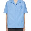 Men VALENTINO Shirts | Chest Pocket Short Sleeve Shirt