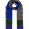 Women CASHÀ Scarves & Wraps | Colourblock Cashmere Silk Knit Stole