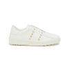 Men VALENTINO Sneakers | Rockstud ' Stud Embellished Low Top Lace Up Leather Sneakers