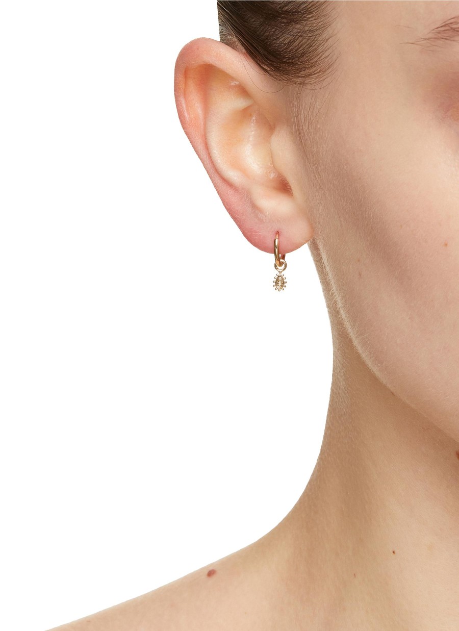 Women MÉTIER BY TOMFOOLERY Fashion Jewellery | Dala 9K Gold Single Clicker Earring