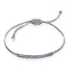 Women JOHN HARDY Fine Jewellery | Classic Chain Sterling Silver Aquamarine Mini Chain Bracelet — Size S-M