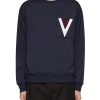 Men VALENTINO Pullovers & Hoodies | Big V Pocket Sweatshirt