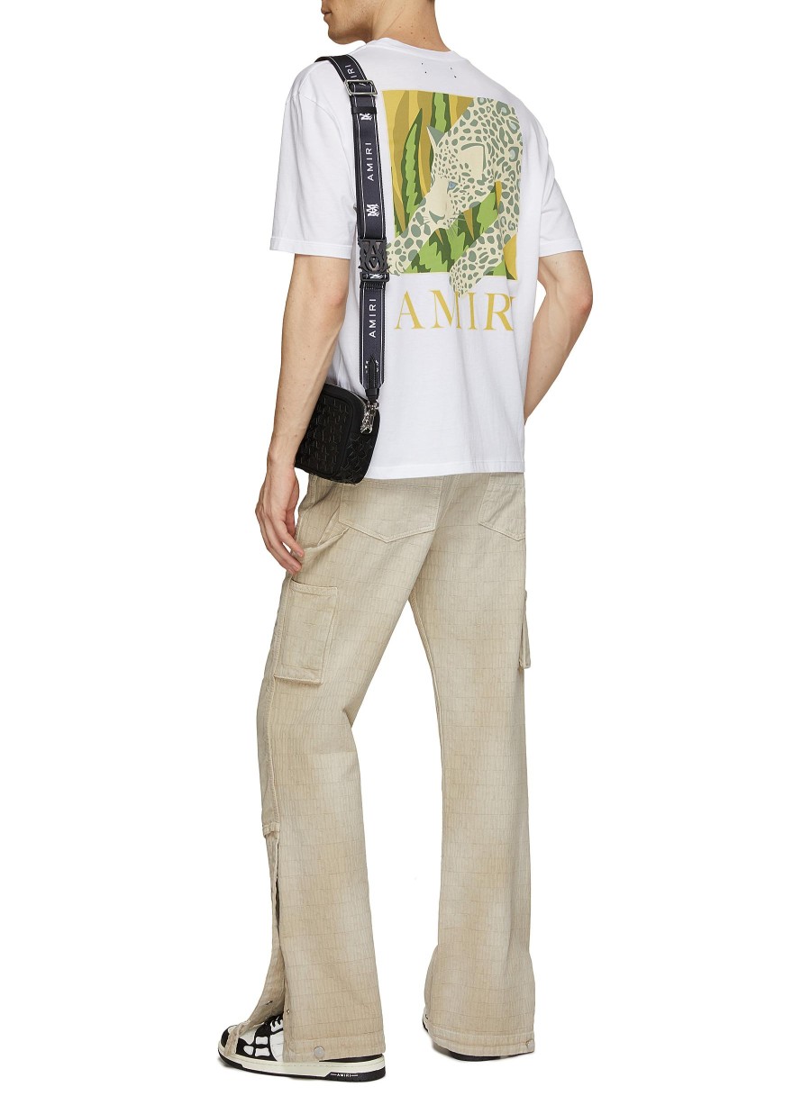 Men AMIRI T-Shirts | Leopard Print T-Shirt