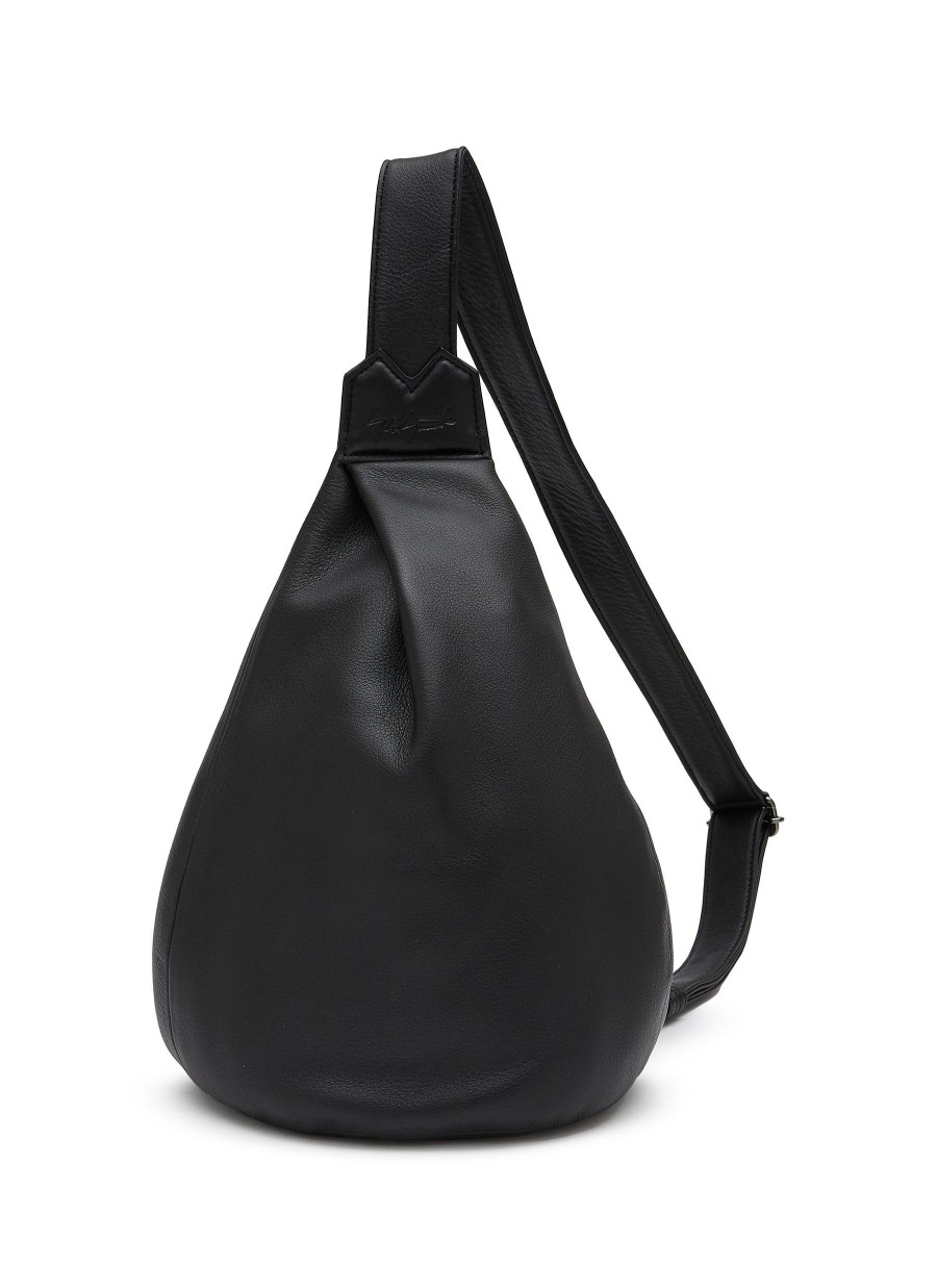 Men DISCORD YOHJI YAMAMOTO Backpacks | Y Leather Crossbody Bag