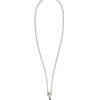 Women VENNA Tech Accessories | Crystal Embellished Phone Strap — Platinum