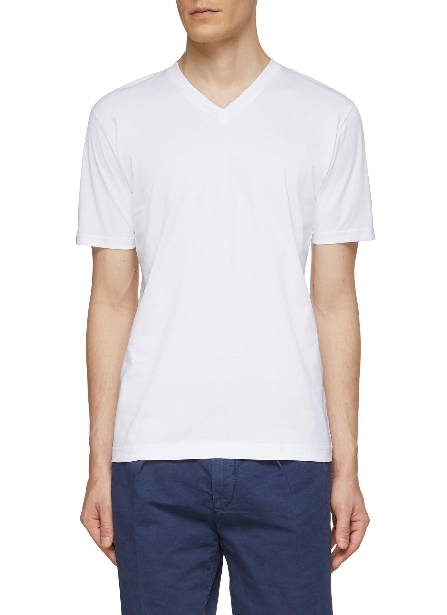 Men SUNSPEL T-Shirts | Riviera Midweight Cotton T-Shirt