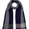 Men JOHNSTONS OF ELGIN Scarves | Boarder Cashmere Scarf