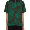 Men SACAI Polos | Floral Print Shirt