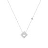 Women KORLOFF Fine Jewellery | Eclat 18K White Gold Pendant Necklace